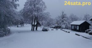 FOTO Snijeg zabijelio dijelove Hrvatske: Na Zavižanu ga ima 20 centimetara, bijeli se Platak